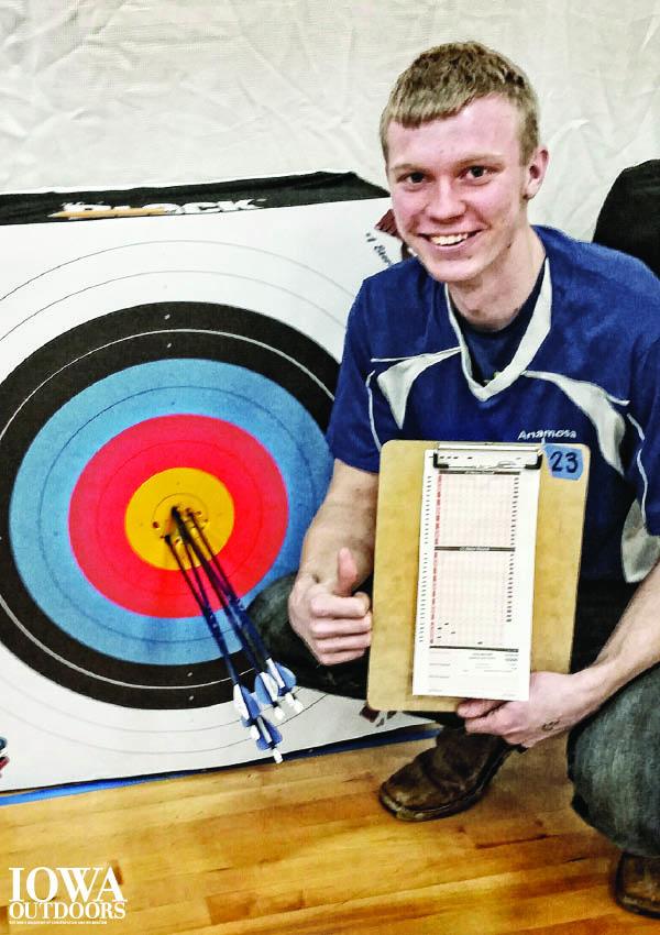 David Marchart shot a perfect 300 score the day before his 18th birthday | Iowa Outdoors Magazine